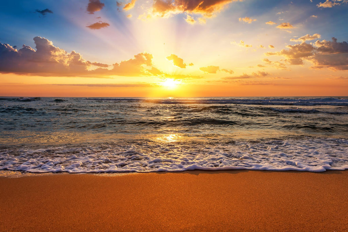 Tempered Glass With Foil - Sunset Beach - Light Brown