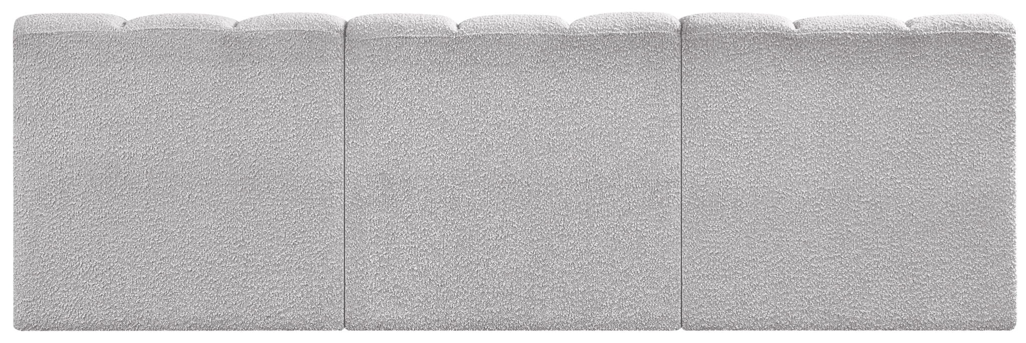 Arc - Boucle Fabric 3 Seats Modular Sofa