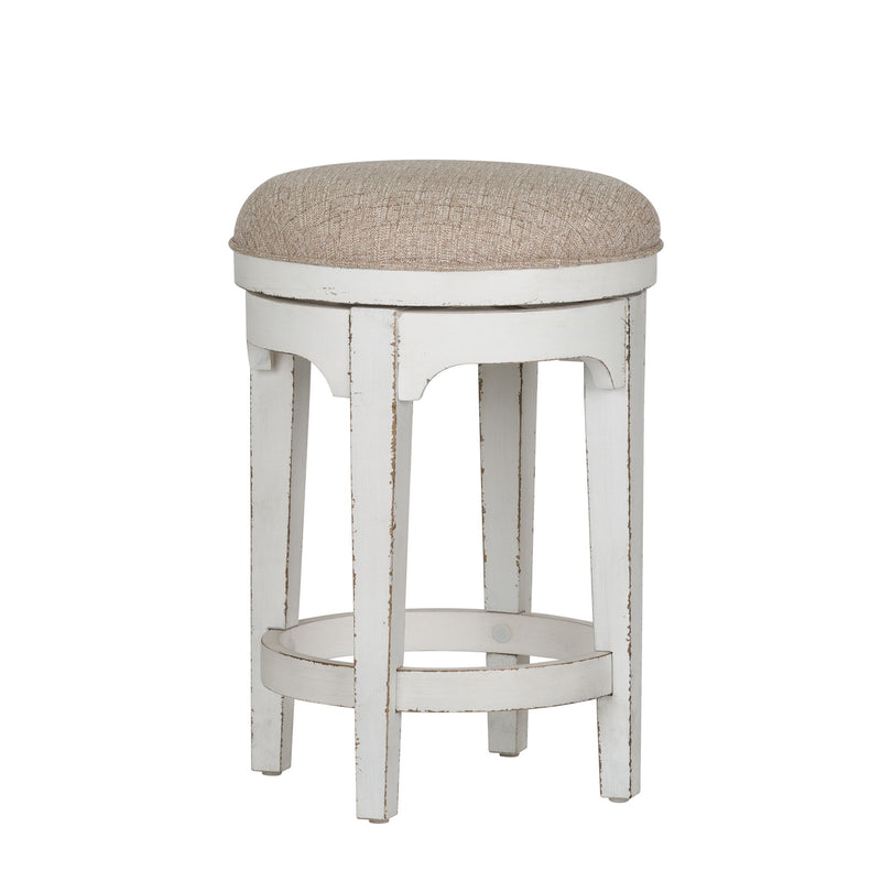Magnolia Manor - Console Swivel Stool - Antique White