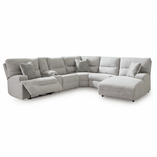 Acklen Place 6-Piece Power Reclining Sectional with Chaise