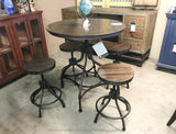 Odium 5pc Adjustable Height Table and Stools