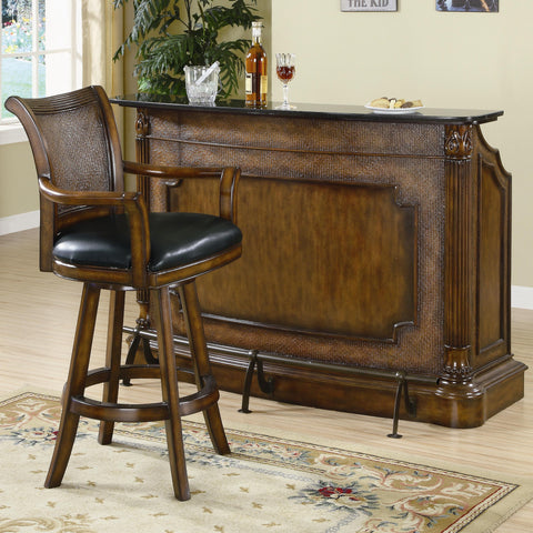 Clarendon Traditional Bar with Marble Top