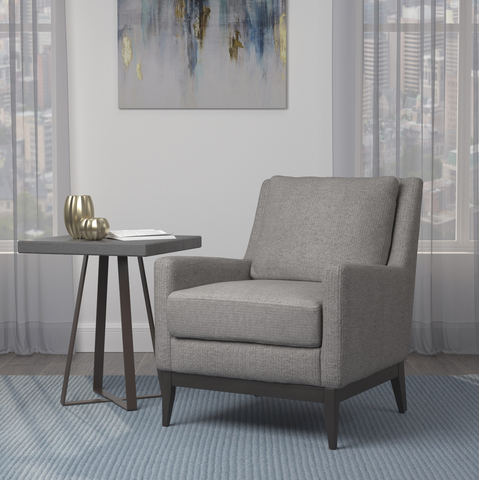 Track Arm Upholstered Accent Chair