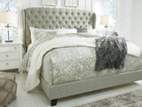 Jerary Gray Upholstered Bed Starting at