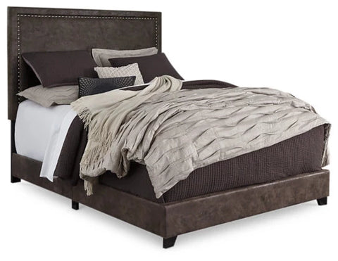 Dolante Brown Upholstered Bed Starting at
