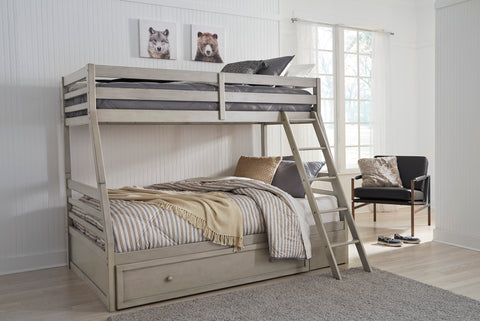 Lettner Gray Twin/Full Bunk Bed