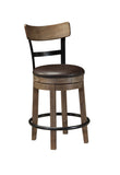 Pinnadel Swivel Counter And Bar Height Stool