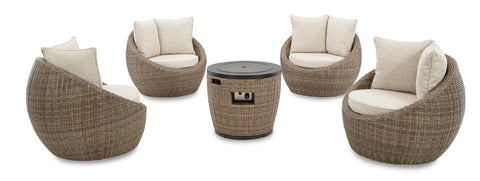 Malayah Firepit Lounge Set - Click for options