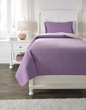 Dansby Lavender/Pink Twin or Full Coverlet