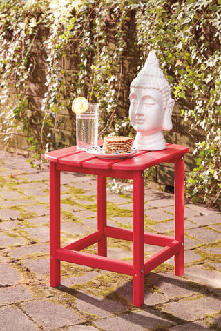 Red Side Table