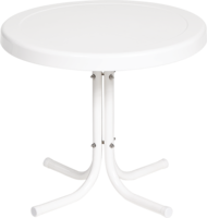 Round Side Table - Only in White
